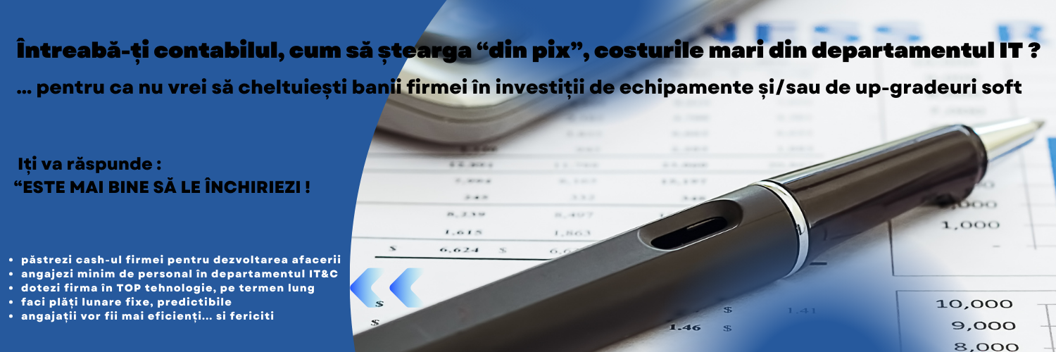 Finanţarea proiectelor IT&C. Produse si servicii financiare